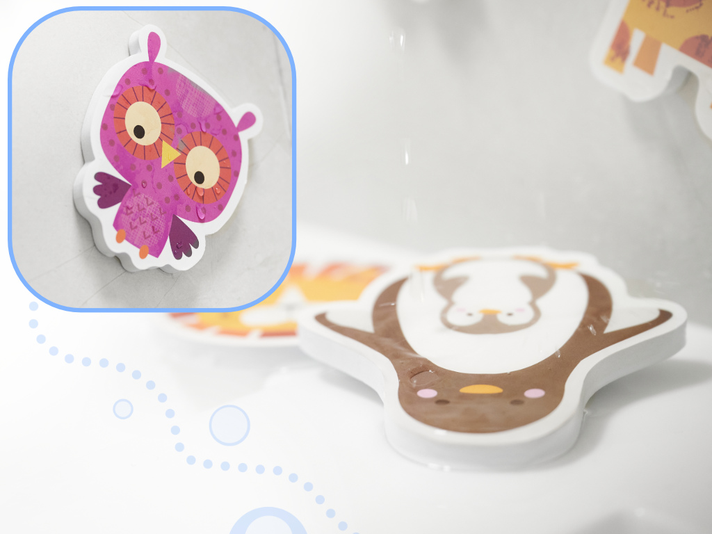 PUZZLE PIANKOWE ZWIERZĄTKA DO KĄPIELI DO WODY WANNY POD PRYSZNIC ZESTAW Płeć chłopcy dziewczynki