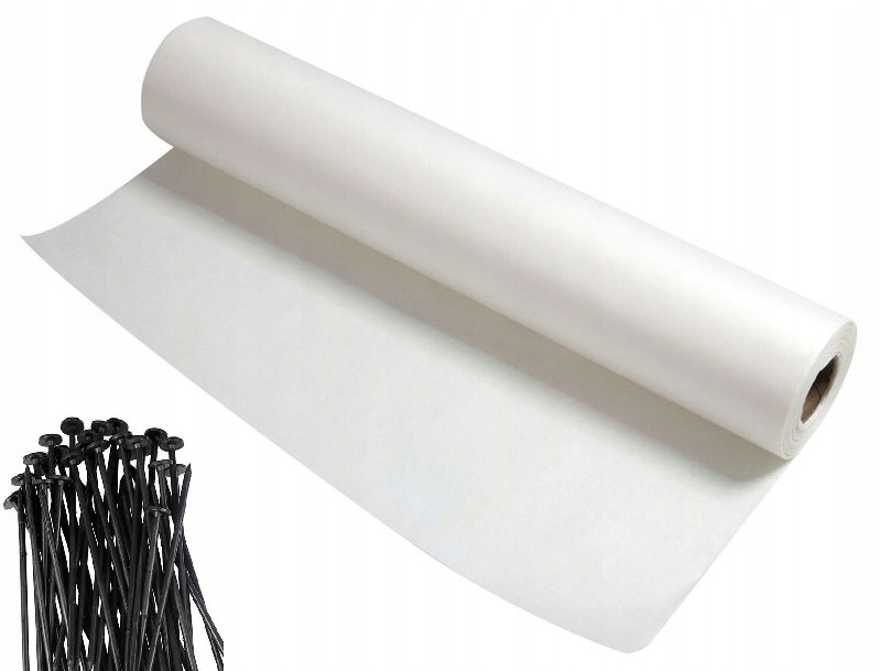 Geowłóknina, Włóknina 300g 2mx25m 2x25 2mx25mb Kołki Gratis, drogowa Atest