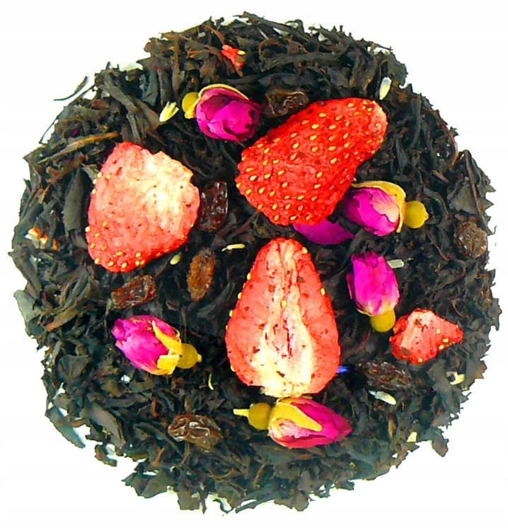 Levně Čaj Černý Jahody v šampaňském 1 kg