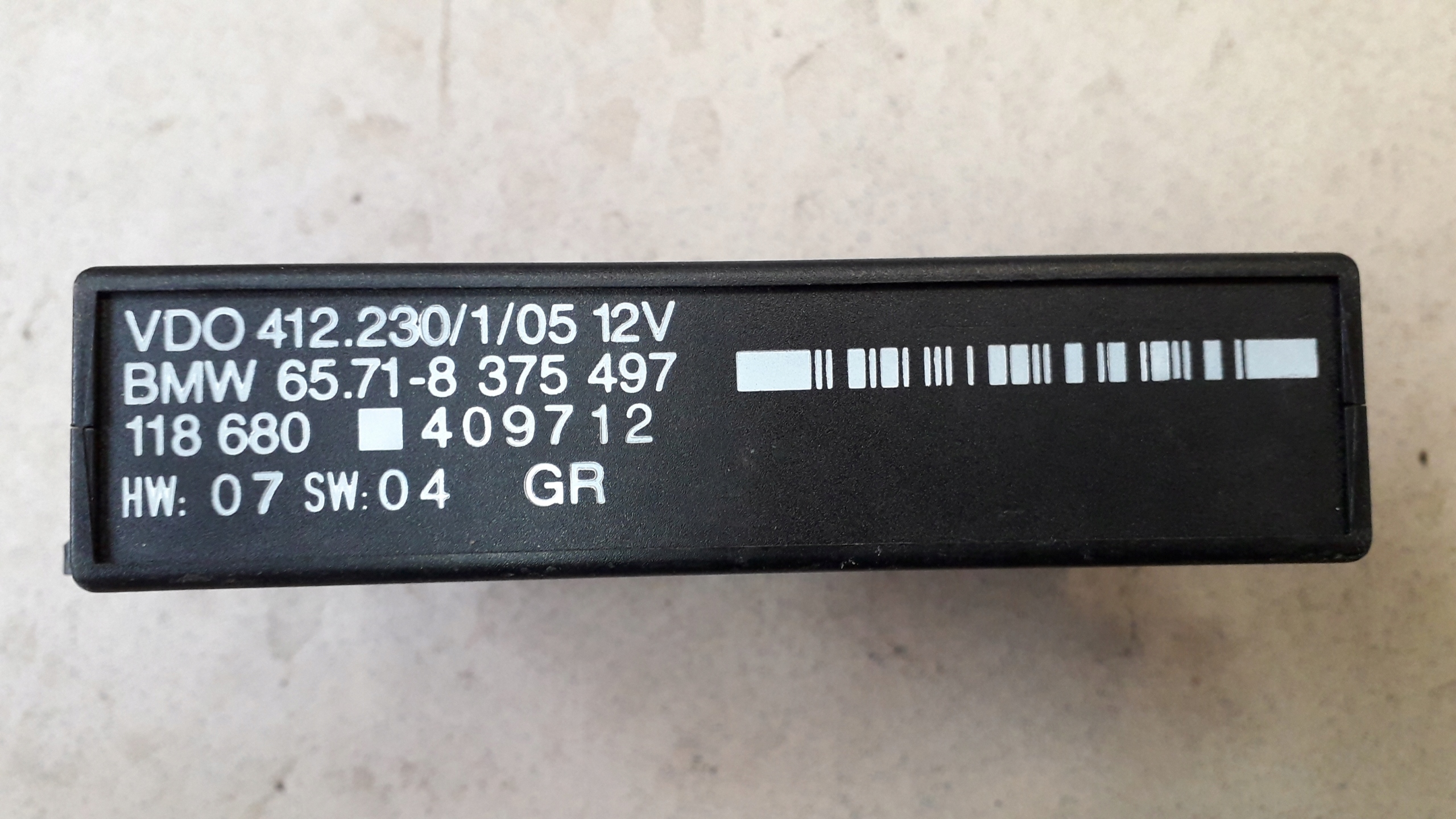 BMW E39 E38 MODUŁ STEROWNIK TEMPOMATU 65718375497