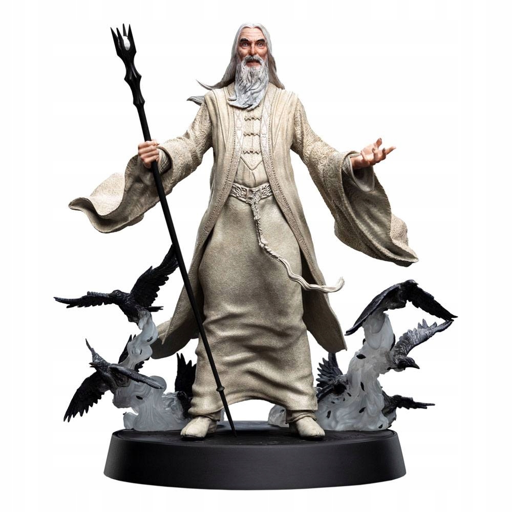 Figurka Sarumana Bílého z Pána prstenů, sběratelská figurka 26 cm