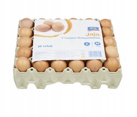 Levně aro Vajíčka z podestýlkového chovu Velikost M 30 kusů