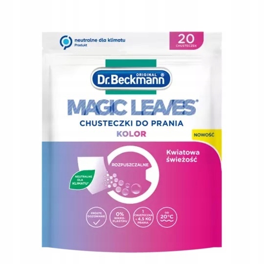 

Dr. Beckmann Magiczne Chusteczki Do Prania Kolorów