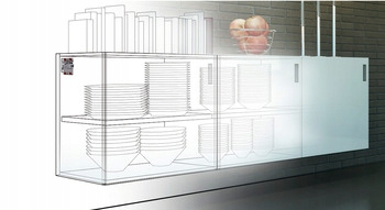 ZAWIESZKA MEBLOWA DO PÓŁEK SZAFEK HAFELE CAMAR 807 BIAŁA - KOMPLET 240kg Marka Camar