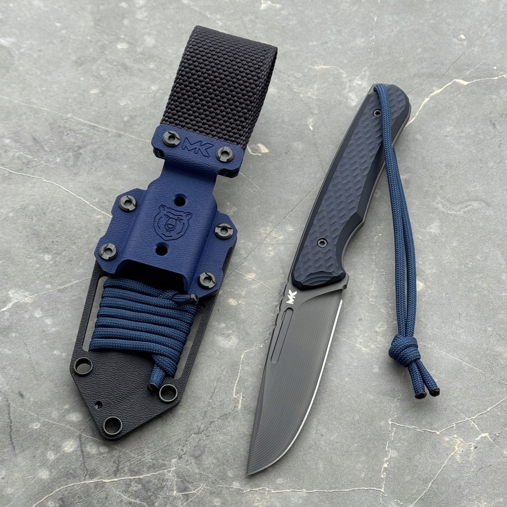 Nůž Mk Knives & Tools Scout Fear The Bear Black DLC Vanadis4Extra Kydex