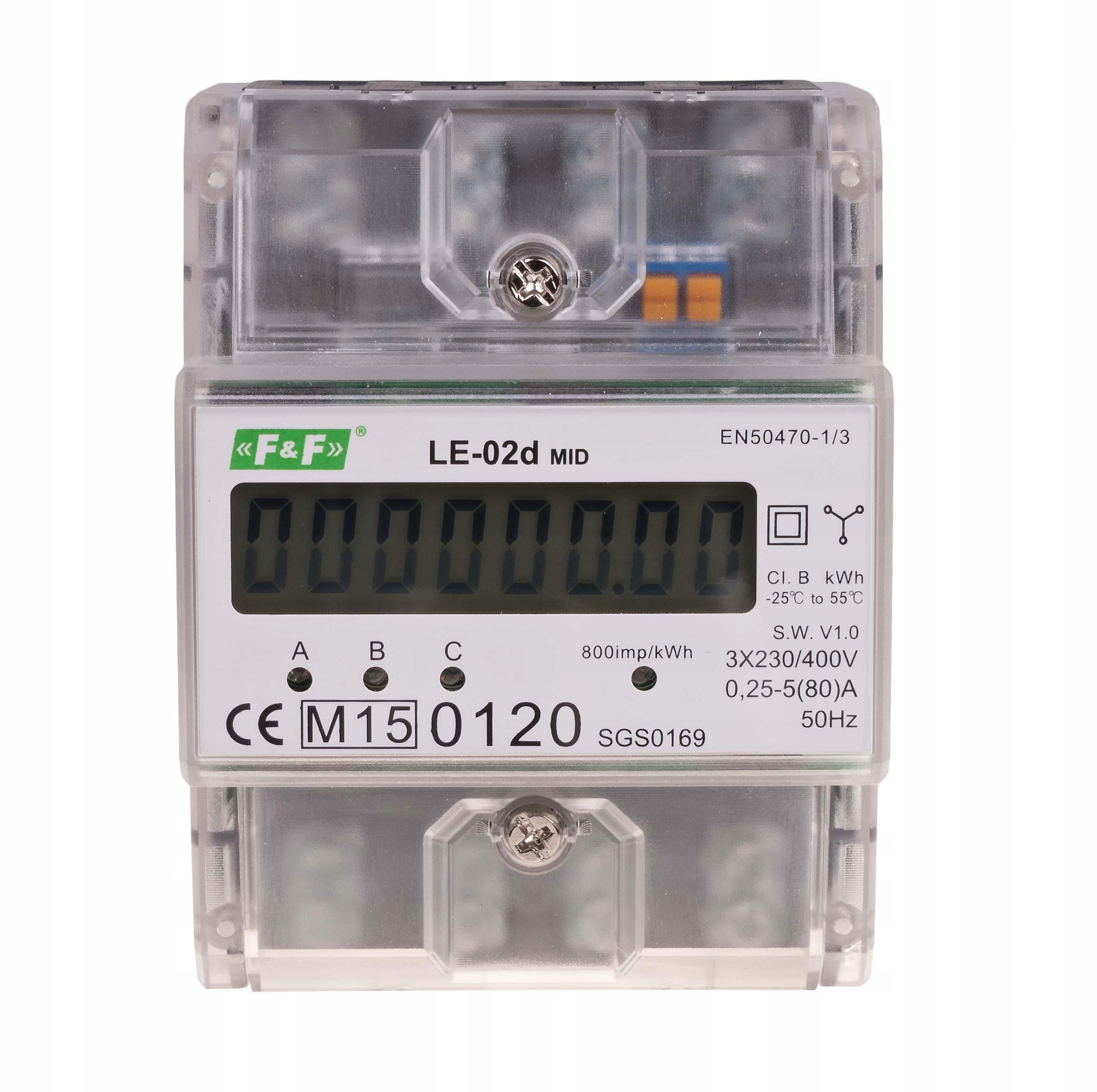 Elektroměr 3F LE-02d MID Ff