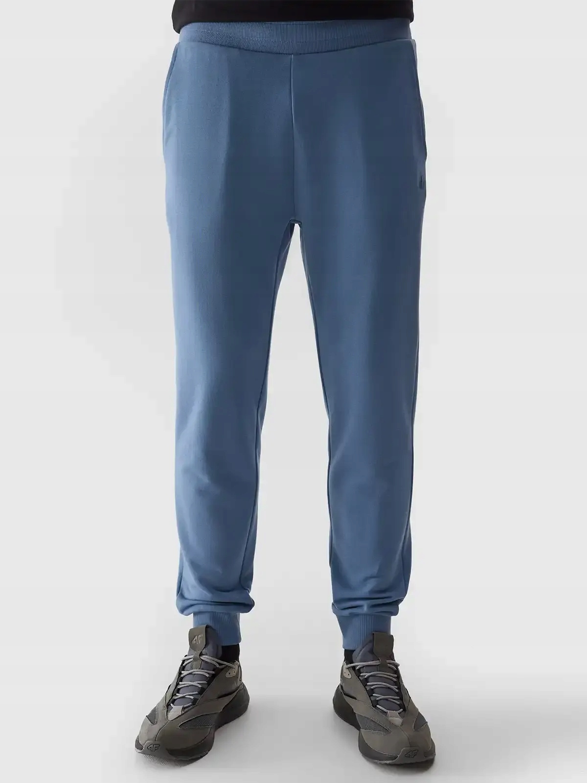 SPODNIE DRESOWE MĘSKIE 4F DRESY SPORTOWE JOGGERY BAWEŁNA WYGODNE SS24M603 Płeć mężczyzna