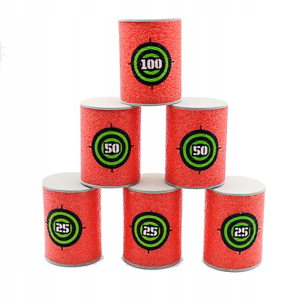 PIANKOWE CELE BECZKI TARCZE DO WYRZUTNI NERF Rodzaj pistolety