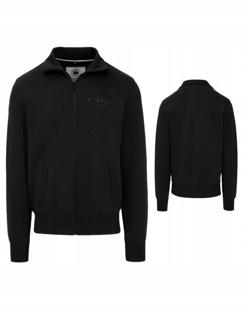 Pitbull West Coast Pánská Rozepínací Mikina Sampson Černá 3XL