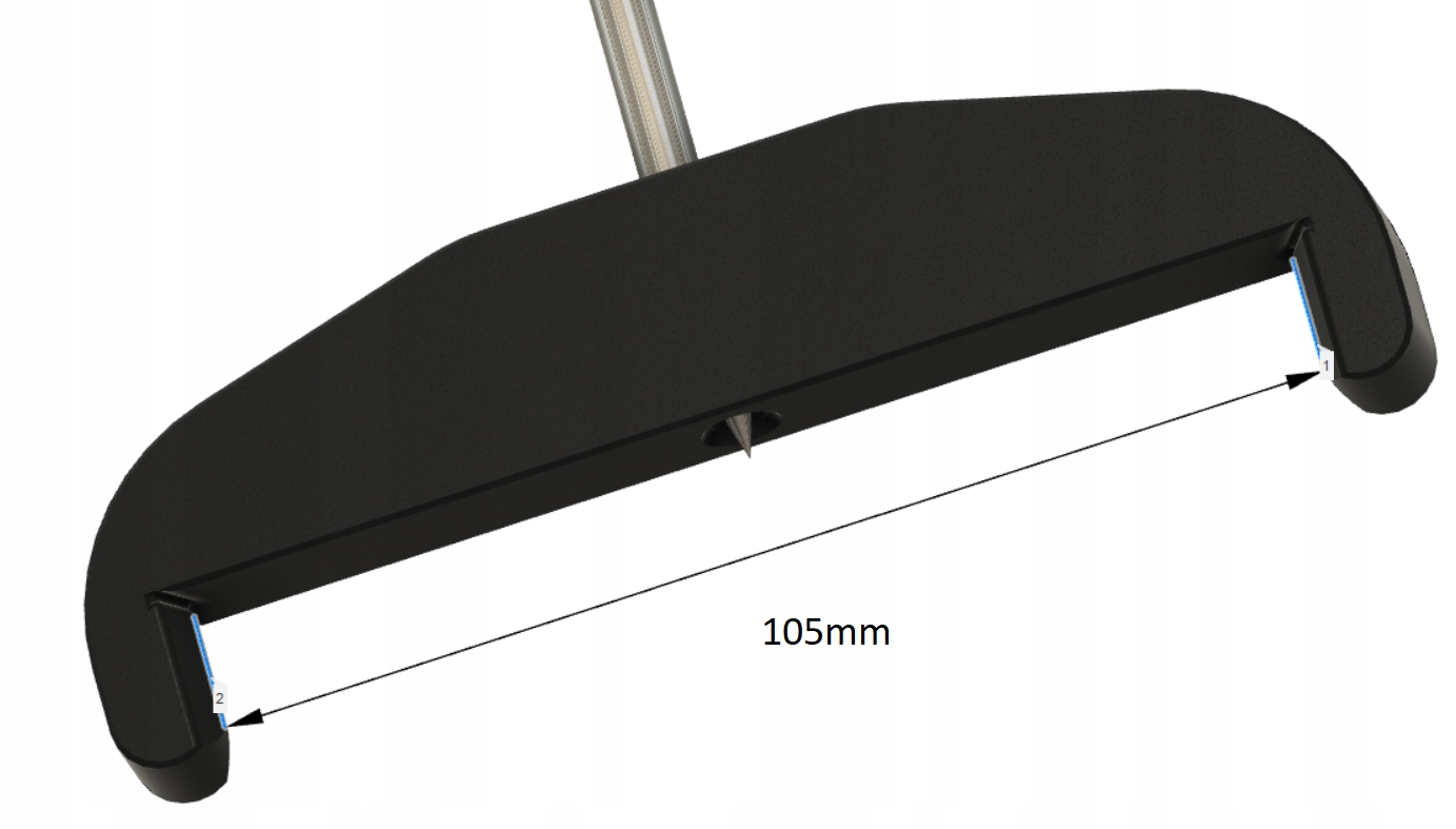 Przymiar do trasowania środka ołówkiem Pica 105mm Marka Desingsy