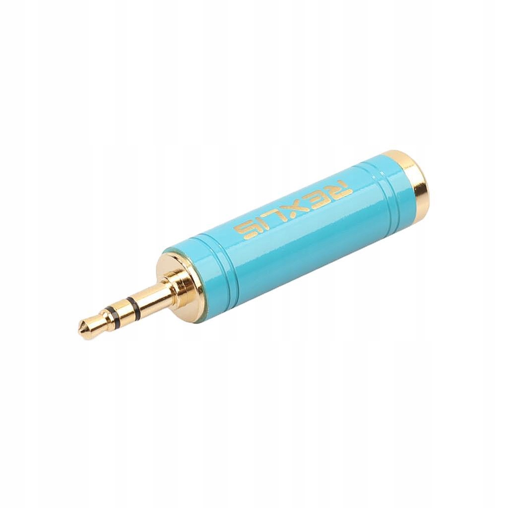 Wtyk męski 0,5 mm na żeński mikrofon audio 6,35 mm