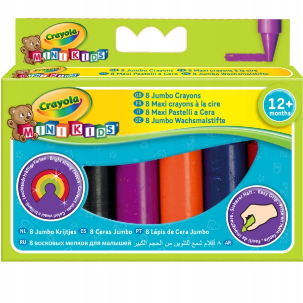 

Crayola Baby Extra Grube Kredki Świecowe 8 szt