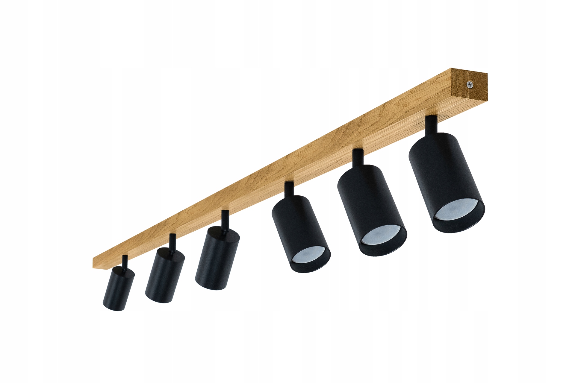 Stropní Svítidlo Led stropní svítidlo Dubová Modern 115 cm GU10 Pohyblivá trubka Nástěnný