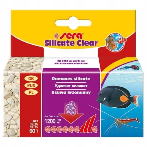 

Sera Silicate Clear 60g na okrzemki krzemiany