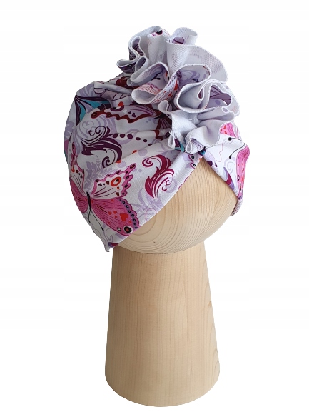 

Czapka Turban Motyle 44-47cm Polski Produkt