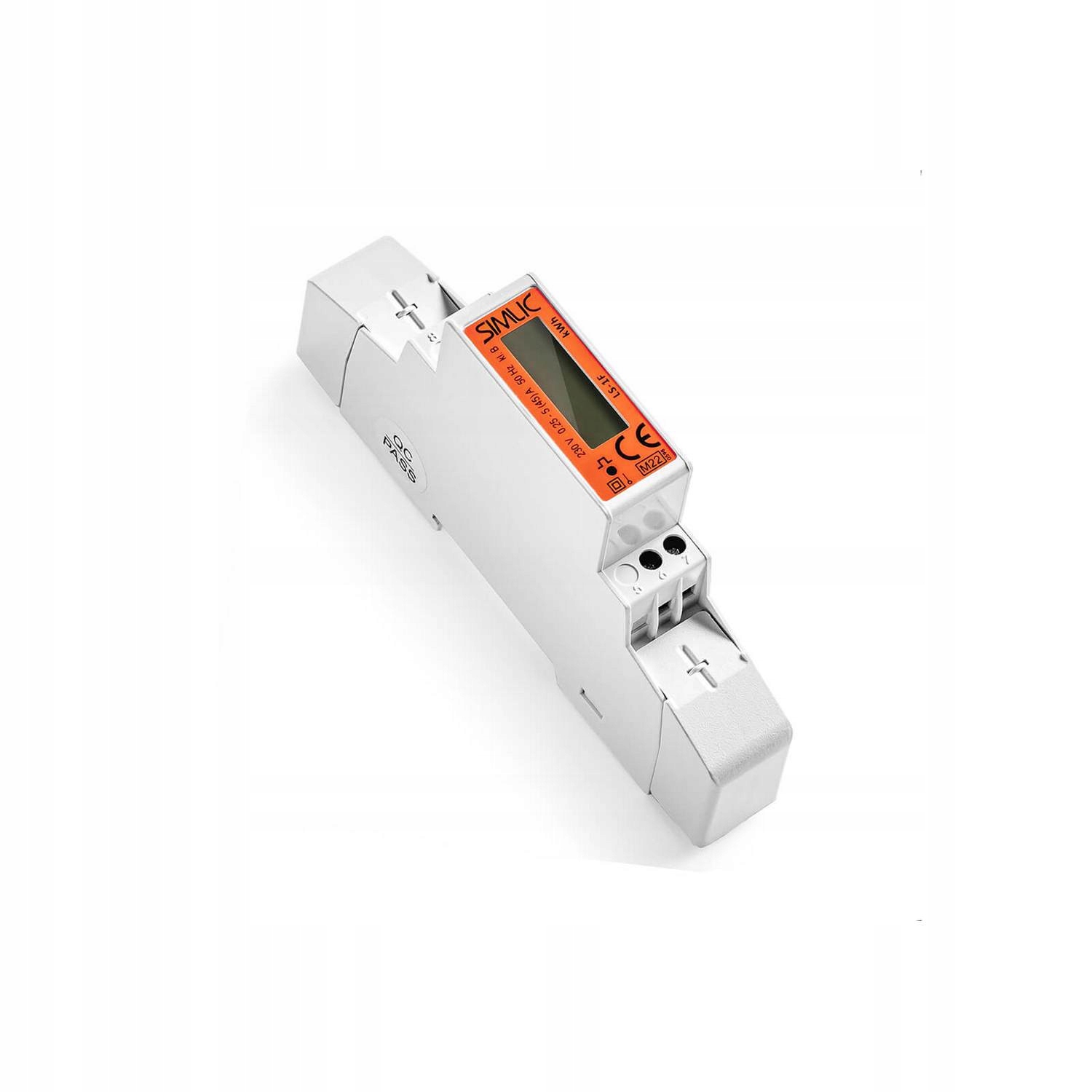 Licznik Energii Czynnej 1F 230V 45A 1MOD MID Simet LS-1F (LCD-1F-LCD-1F MID