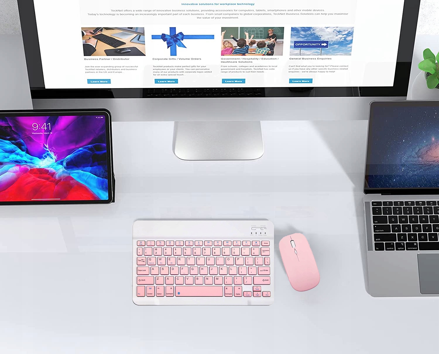 Klawiatura mysz bluetooth 3.0 Android ios Windows Rozdzielczość myszy 1600 dpi