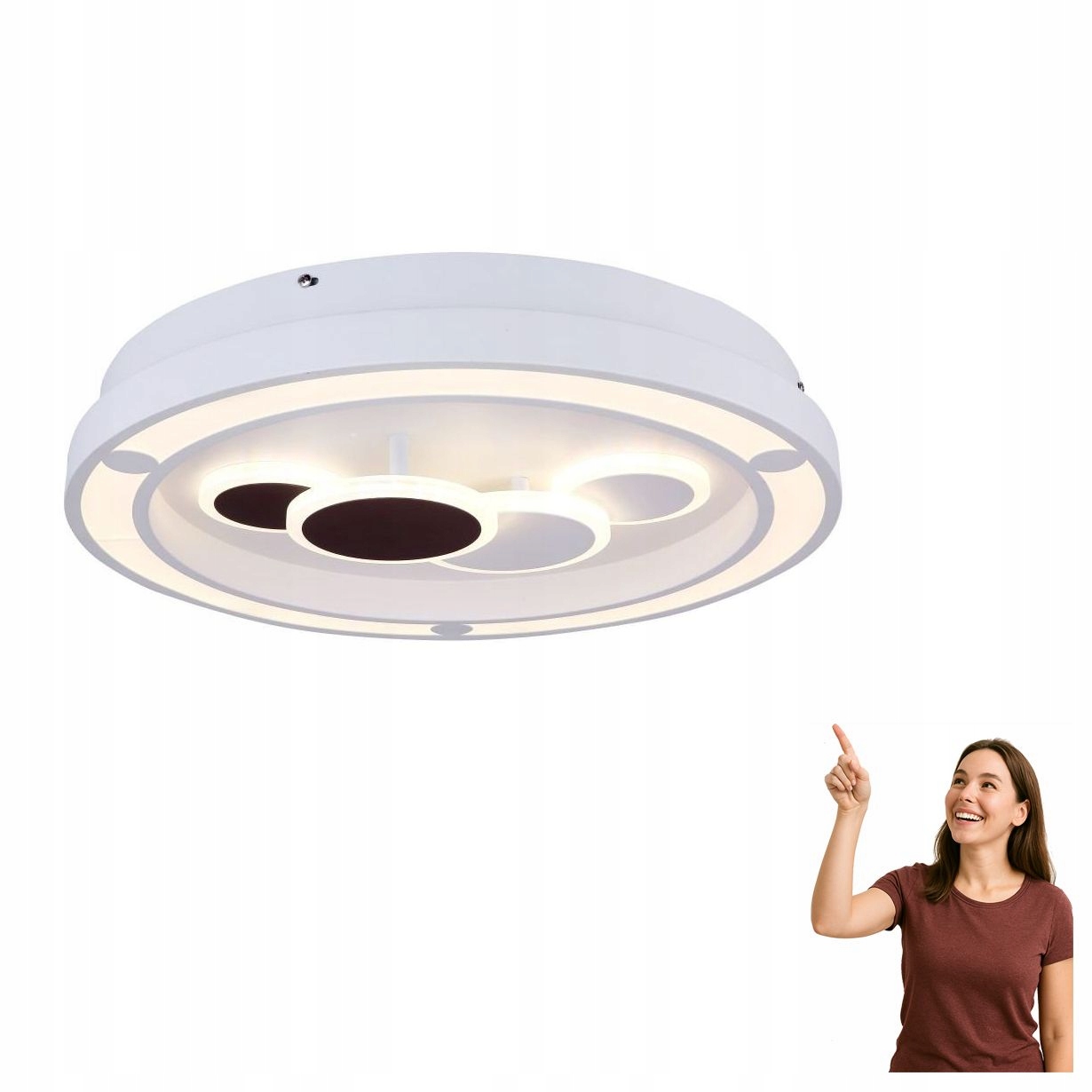 Led Stropné Svietidlo 50W Kolli 48405-50 Globo