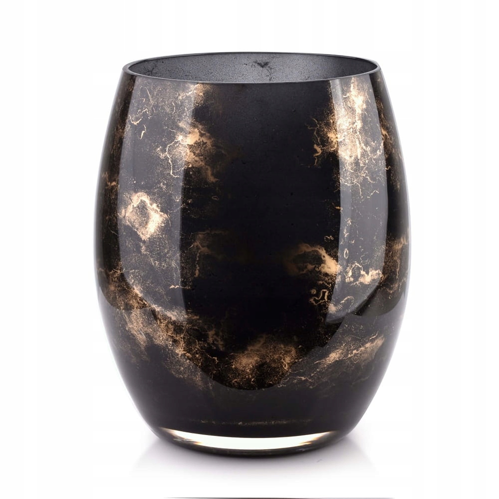 

Wazon szklany dekoracyjny Cristie Black Marmur