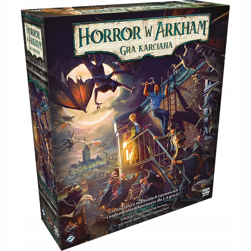 Gra planszowa Galakta Horror w Arkham: Gra karciana Zestaw podstawowy