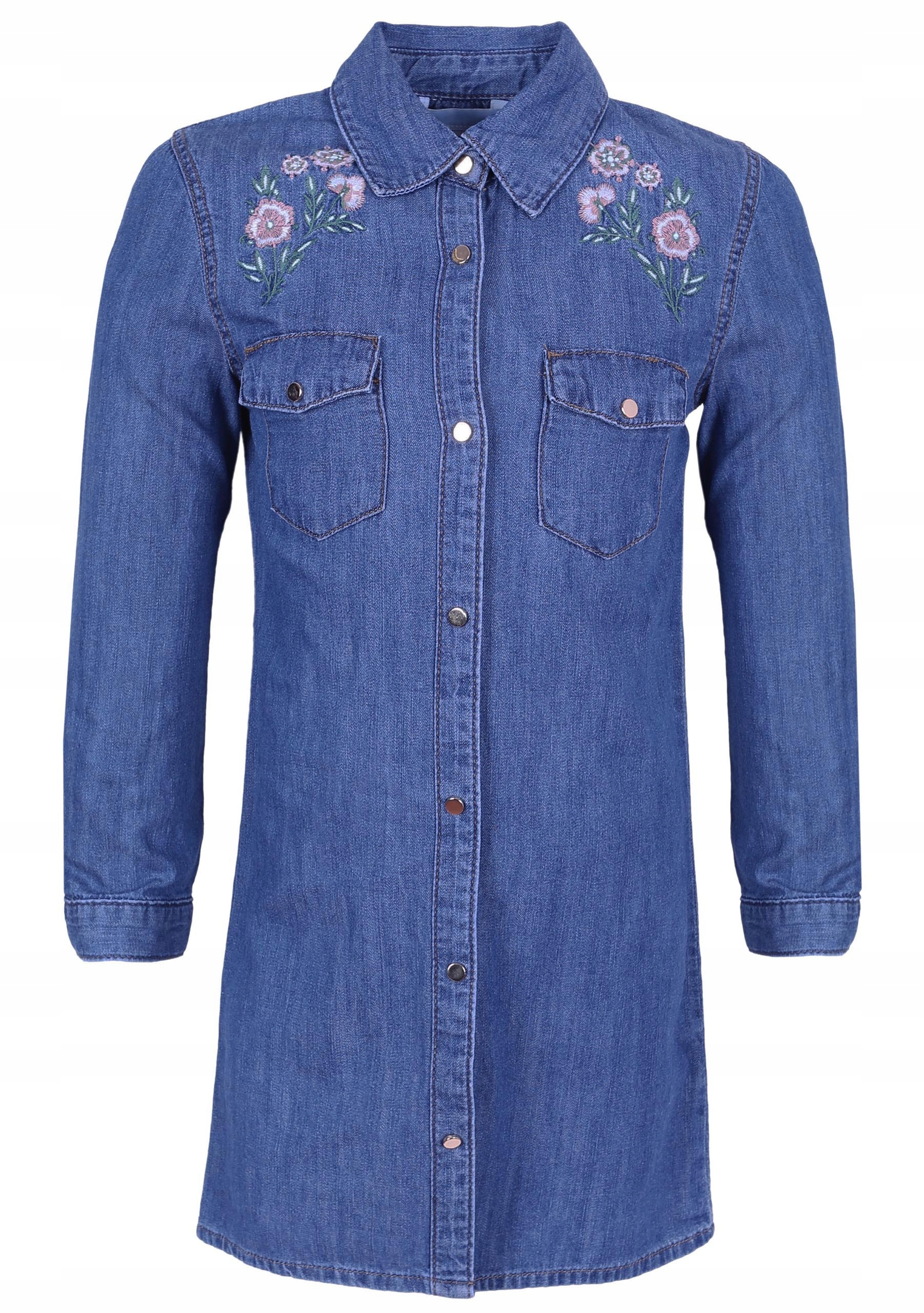 

Jeansowa, koszulowa sukienka Denim Co. 12-13 lat