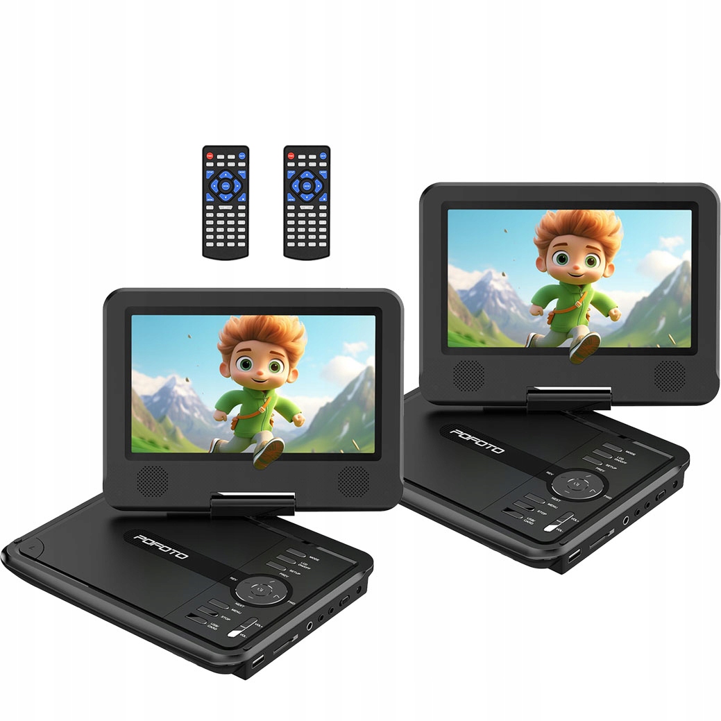Mobilní Herní Konzole S DVD 7" Hd LCD displej 2000MAH Baterie Sada