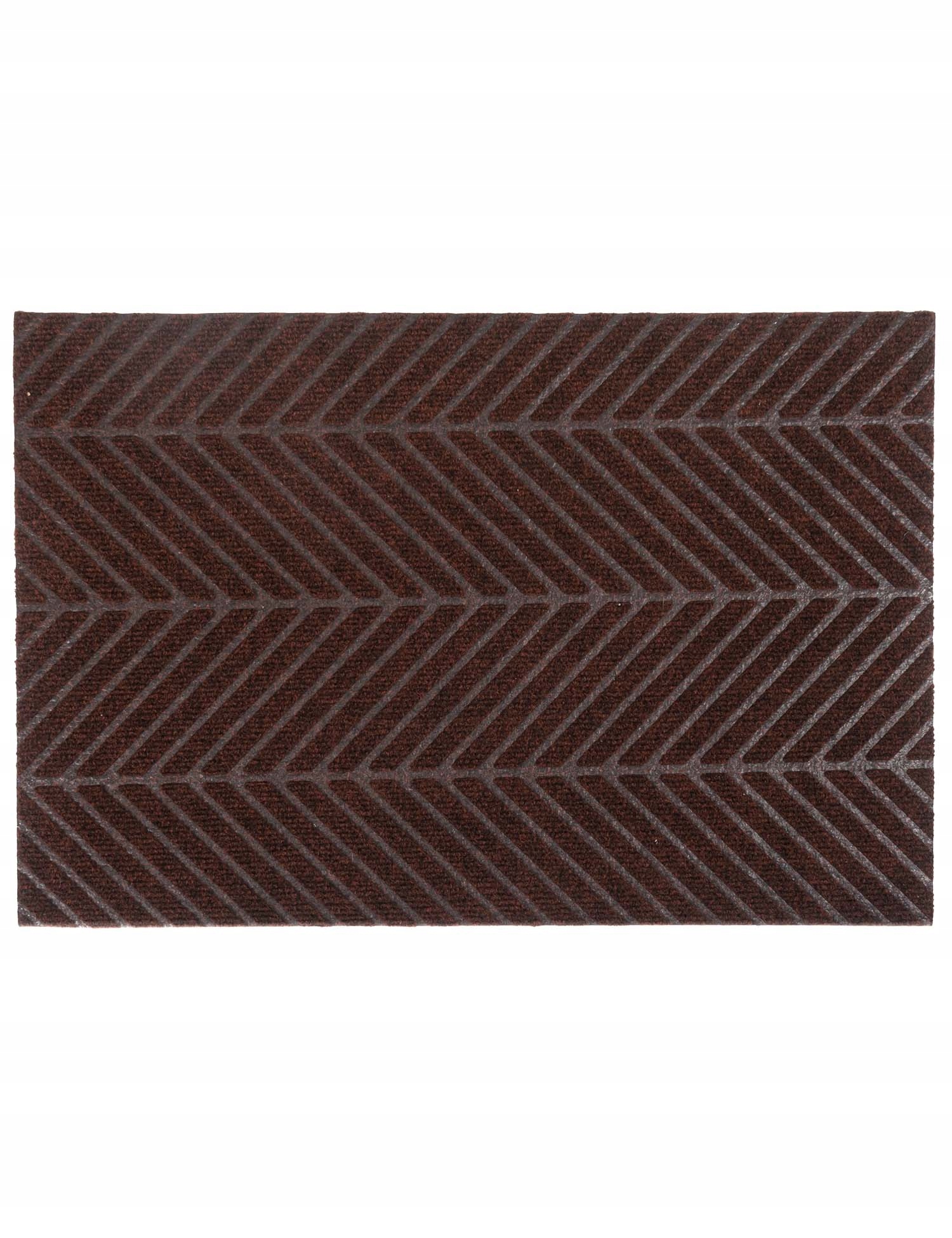 Vchodová rohožka pod dveře 80x120 cm hnědá Trvanlivá