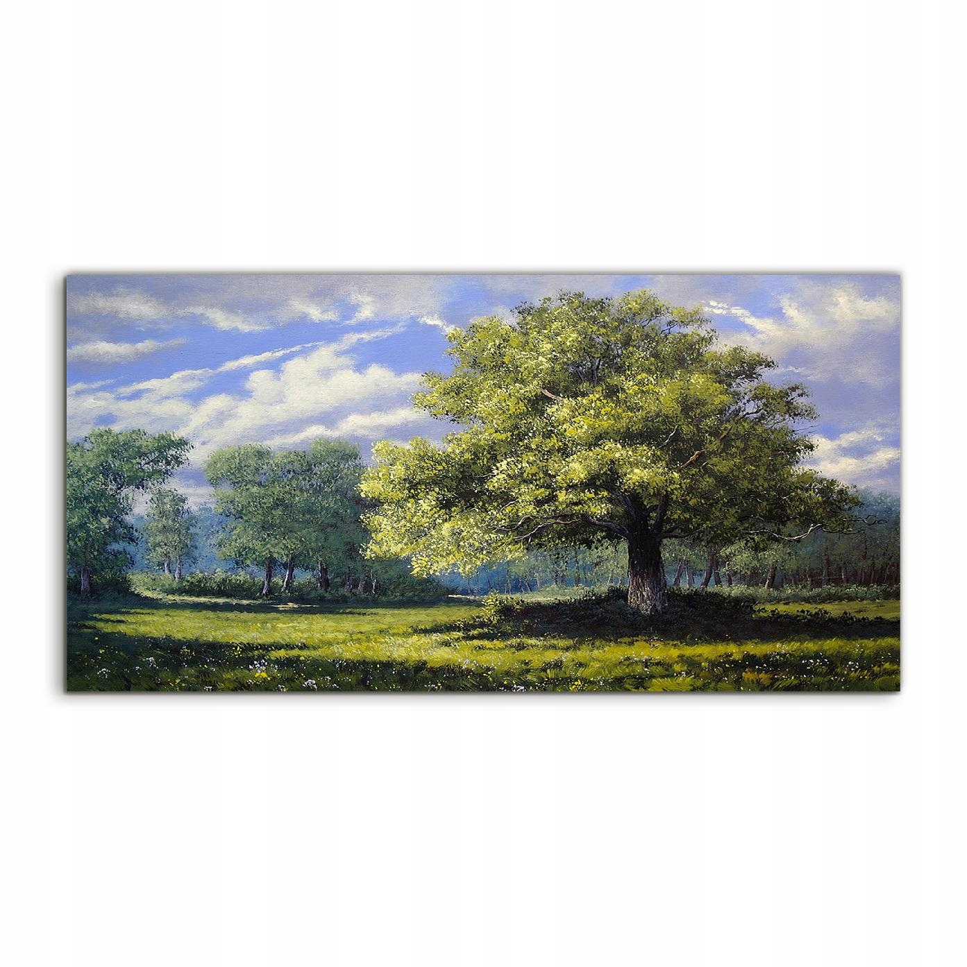 

Obraz akryl 120x60 z grafiką Krajobraz Art Drzewa