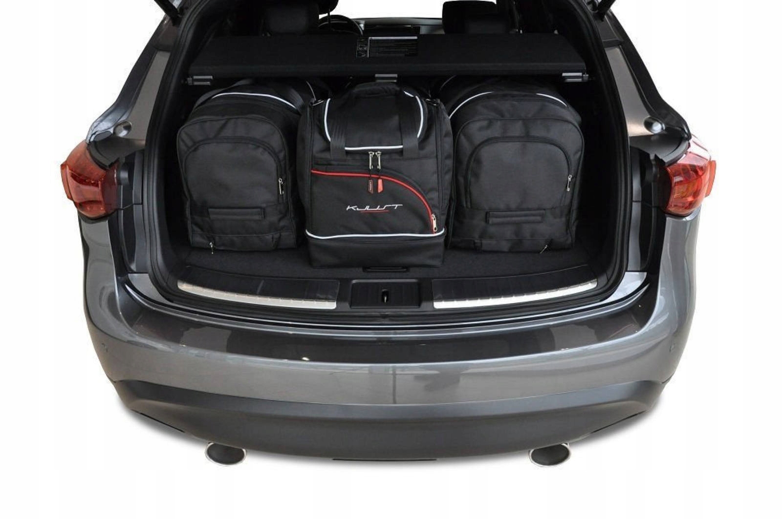 J&j Automotive Sada 4ks cestovných tašiek Sport pre Infiniti QX70 2013+