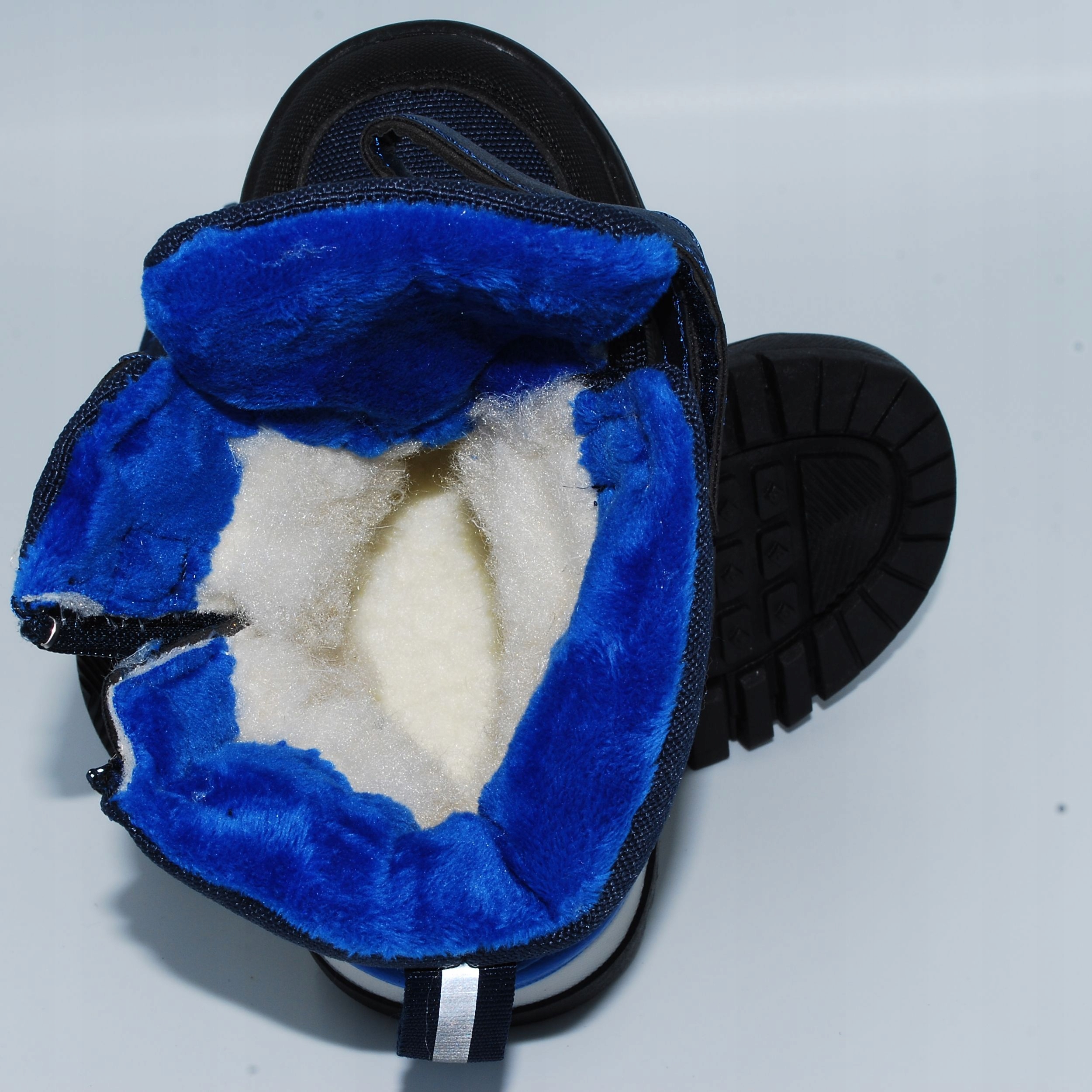 OWCZA WEŁNA KOZAKI CLIBEE NA RZEP r.24 / 15,5cm Bohater brak