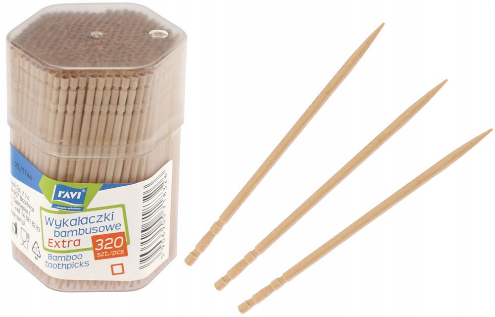 RAVI WYKAŁACZKI BAMBUSOWE EXTRA 320SZT