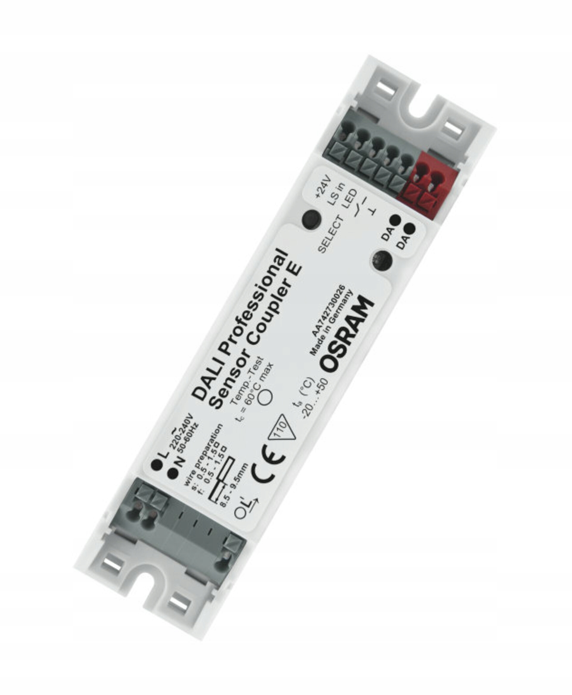 Ledvance Dali Coupler E G2, spojka pre DALI-2, 24V DC, 0-10V, svetlosivá, I