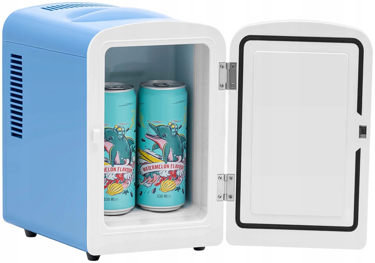 MINI LODÓWKA SAMOCHODOWA FUNKCJA GRZANIA NIEBIESKA Kolor niebieski