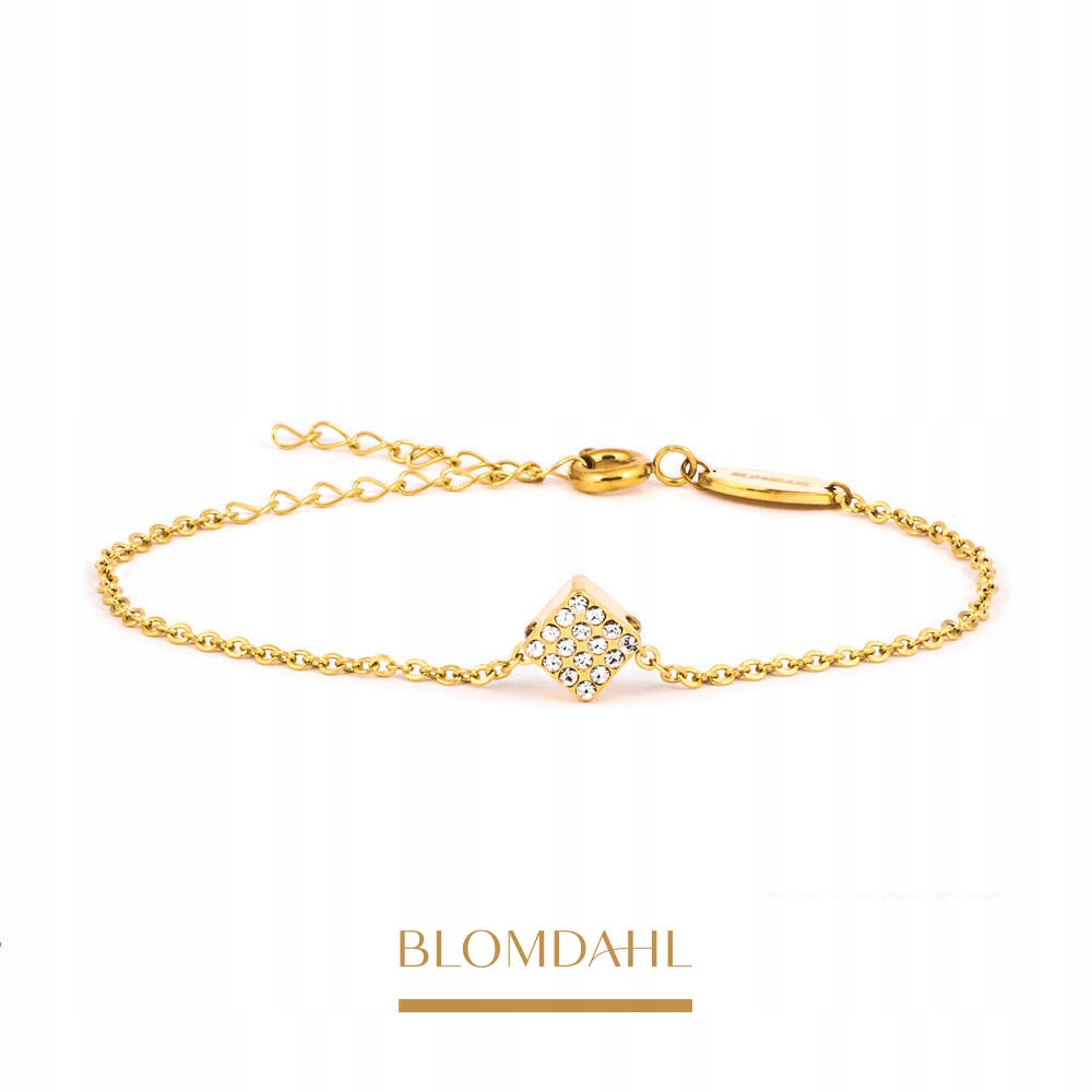 Blomdahl Hypoalergenní Náramek Brilliance Square Crystal 8 mm