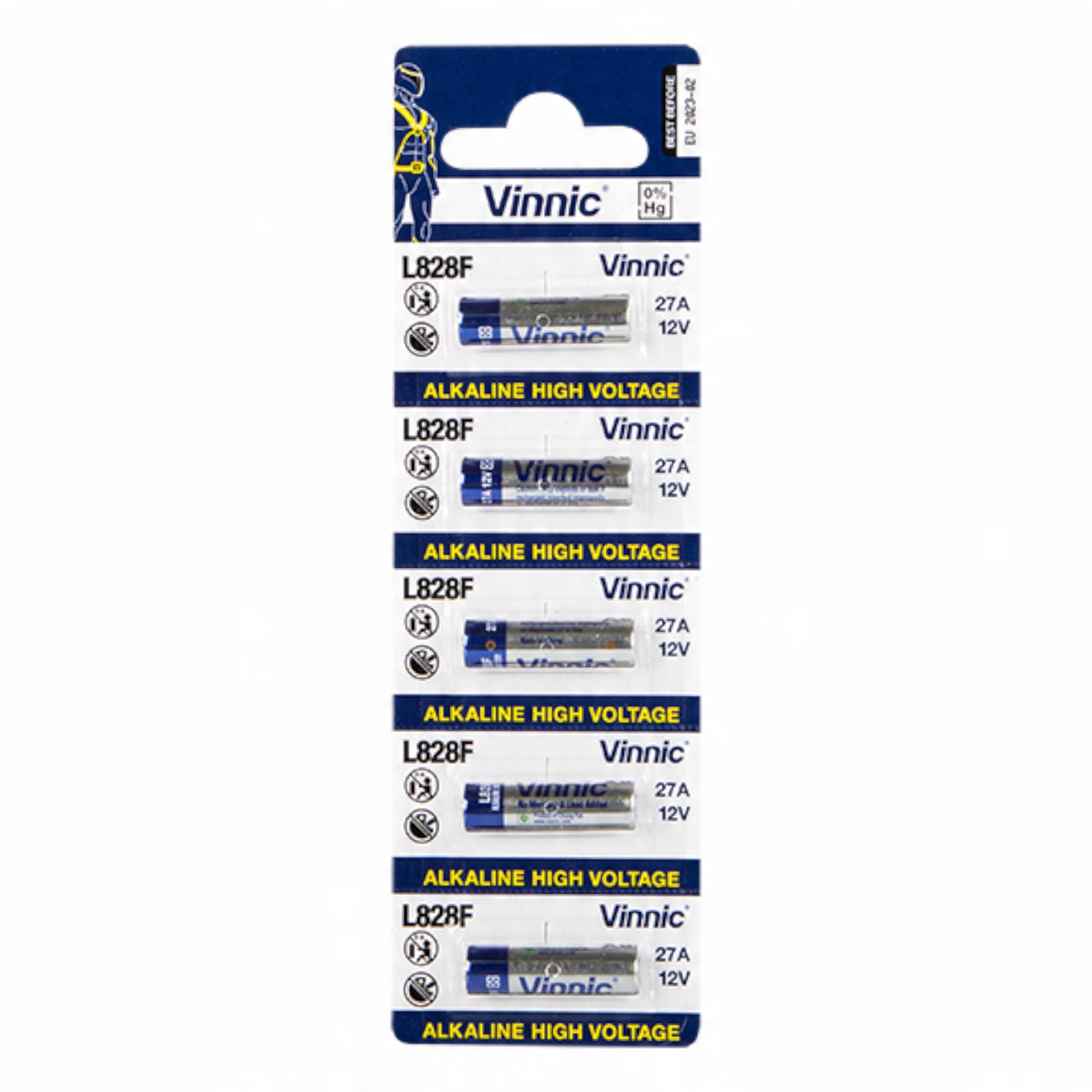 

5x Bateria Vinnic 12V L828F 27A MN27 828 20mAh