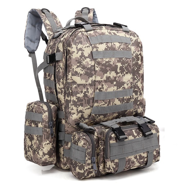 Военный рюкзак тактический 50L камуфляж ACU + сумка