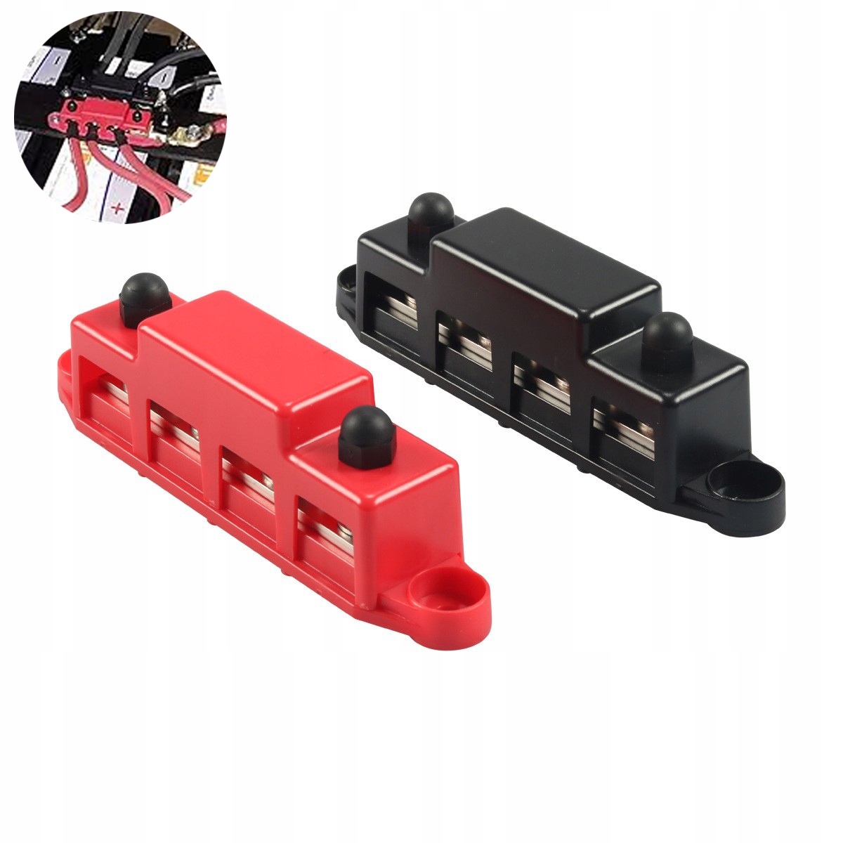 Sběrná Lišta Svorkovnice 12V Rozvodný Blok 1 Ks