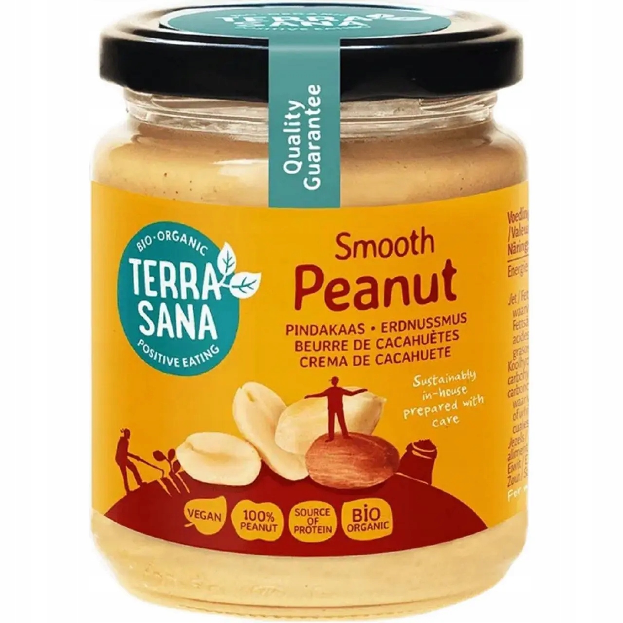Krém Z Pražených Arašídů 100 % Bio 250 g Terrasana