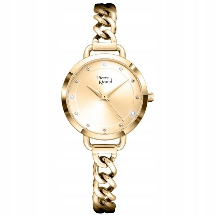 Dámské hodinky Pierre Ricaud P21019.1141Q Zirkony zlaté