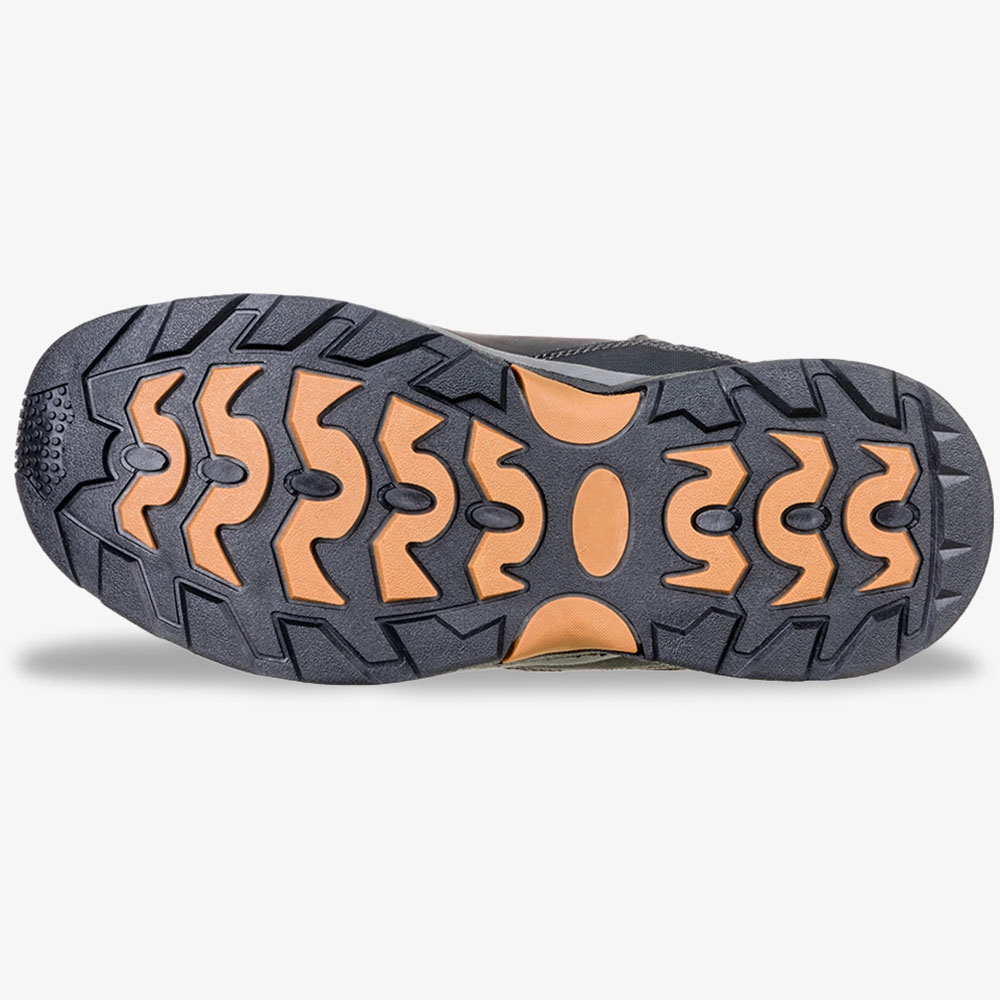 BUTY TREKKINGOWE TRZEWIKI BOTKI NA RZEPY OCIEPLANE Kolor czarny