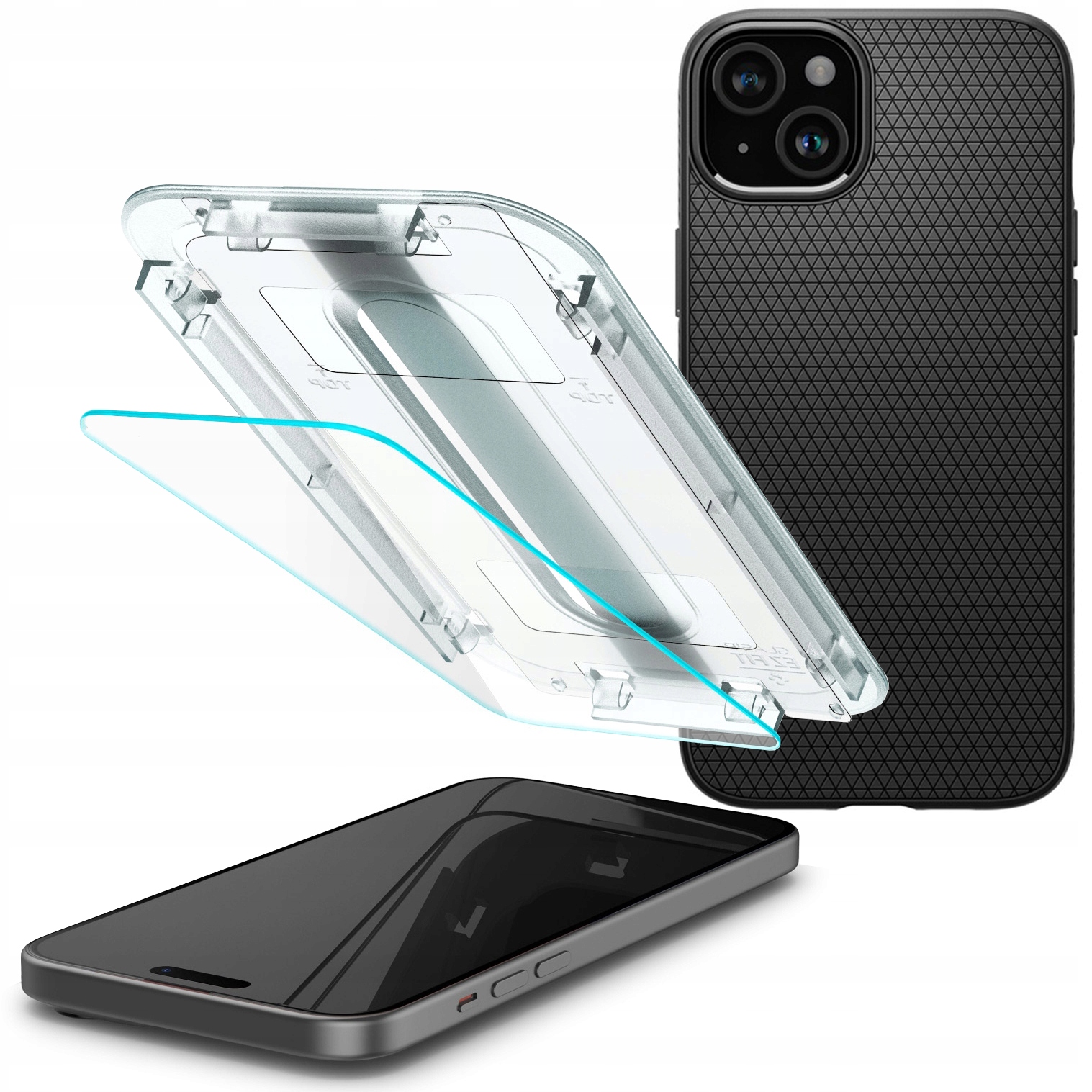 Pouzdro sklo Spigen pro iPhone 15 case kryt Rychlé sklíčko obal