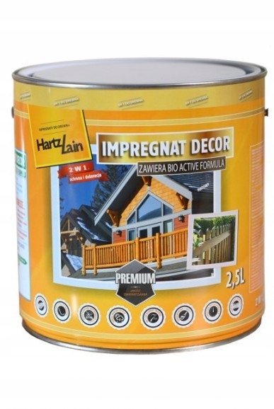 HartzLain Decor 0,75L Bezbarwny impregnat 2w1