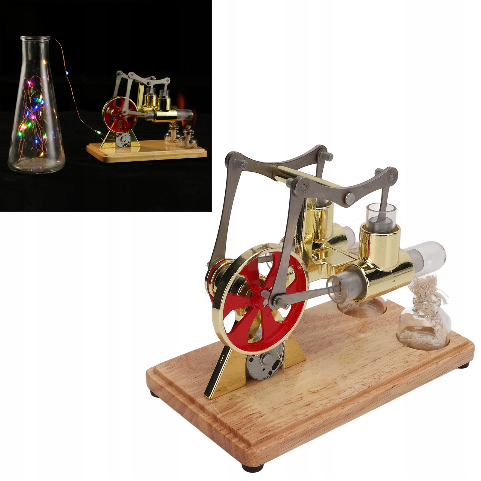 Generator silnika Stirlinga Silnik Stirlinga,brak Marka inna