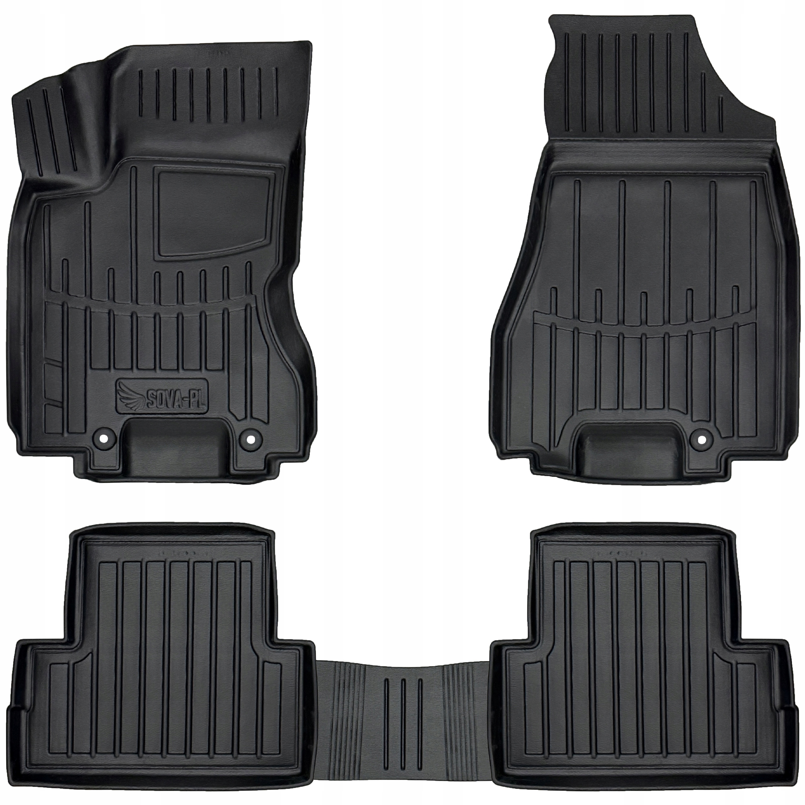 Dywaniki gumowe 3D Nissan X-Trail II T31 (2008-2013)