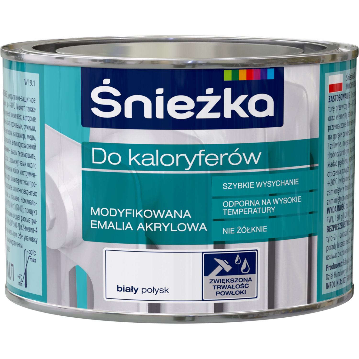 

Farba Do Kaloryferów I Grzejników 0,4L Śnieżka