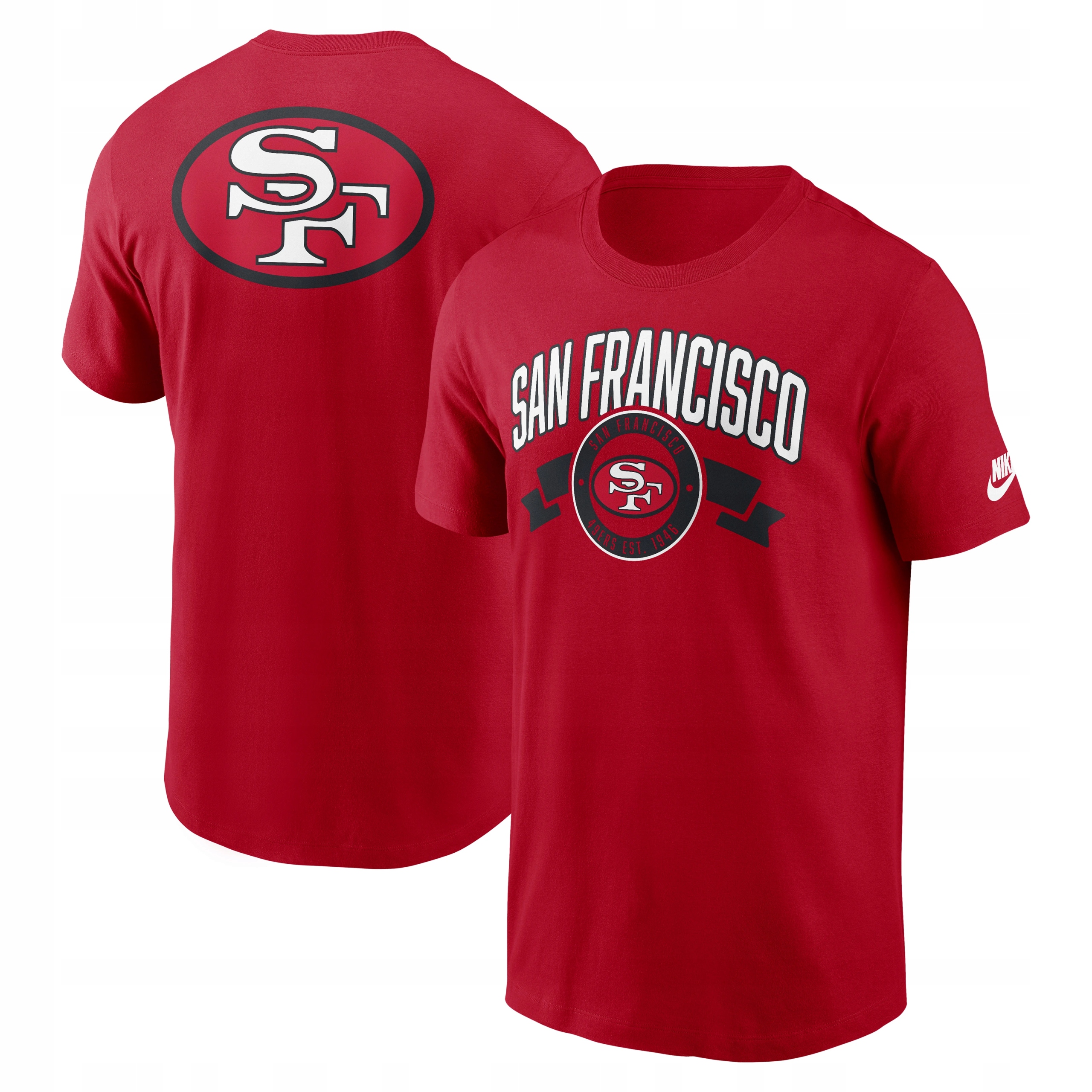 Pánské tričko San Francisco 49ers Nfl Nike Rewind Front and Back Essent