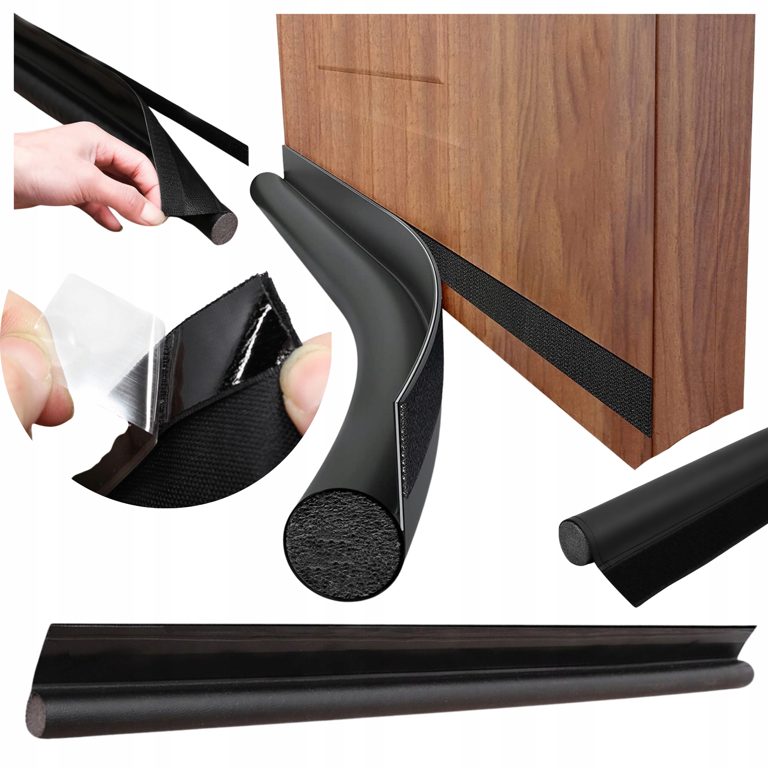 PAS USZCZELNIAJĄCY POD DRZWI USZCZELKA NA RZEP WIATR ANTYPRZECIĄGOWA XXL