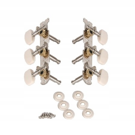 Jeremi Klucze do gitary ZA10, 3+3 (srebrny)