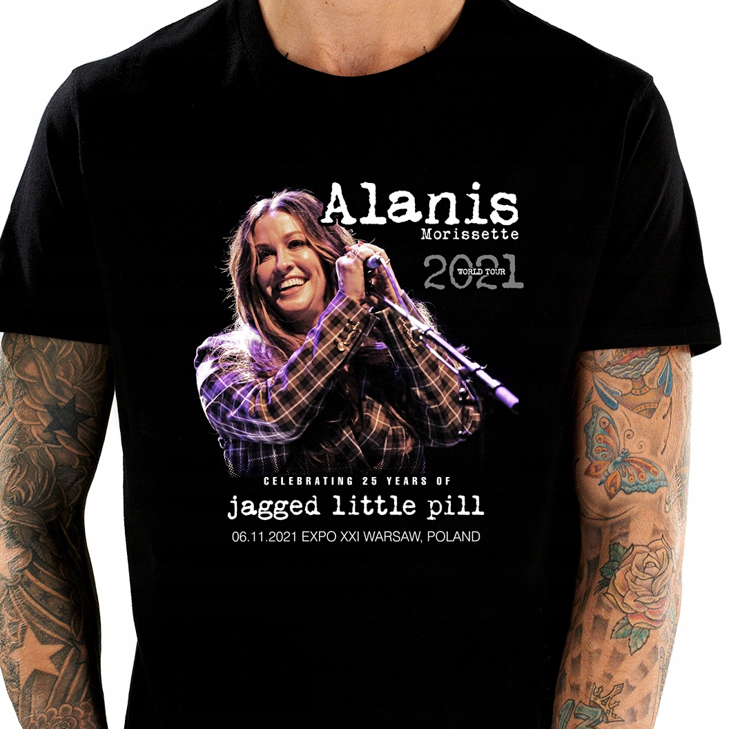 

Alanis Morissette Tour 2021 Koszulka Męska M