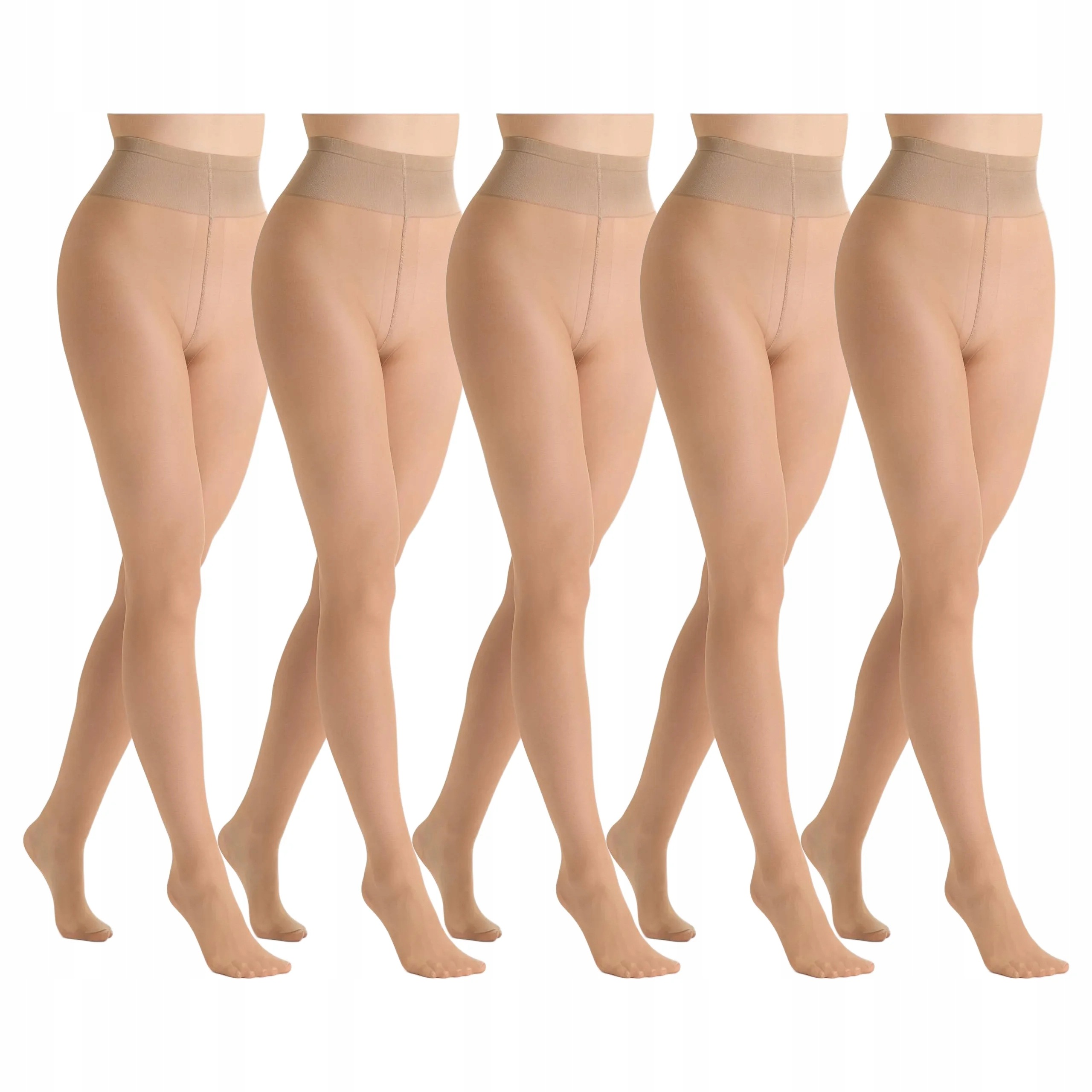 5 x Punčocháče hladké Exclusive Silk 15 den Marilyn Visone 3/4